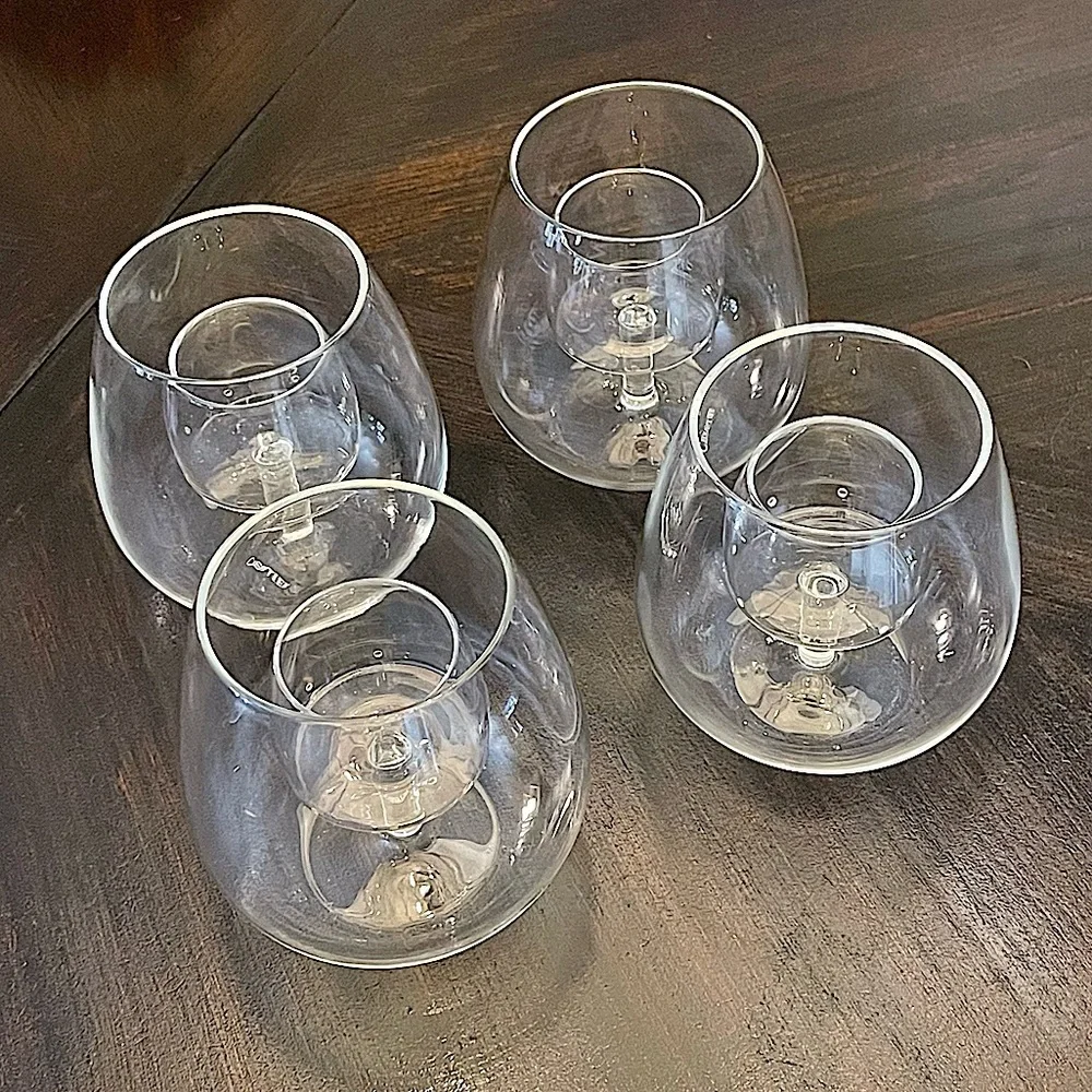 Chevalier Set of 4 Stemless Aerating Wine Glasses